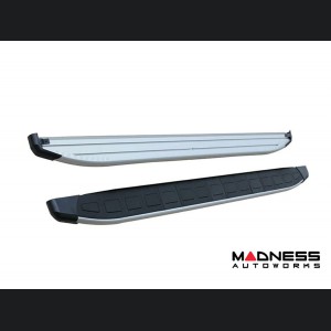 Jeep Renegade Side Steps - ProSide Running Boards - Silver / Black